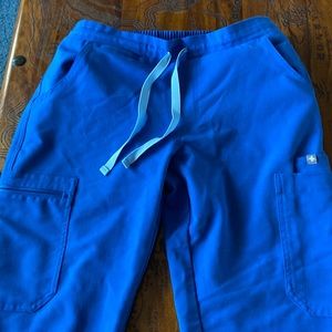 Figs Royal Blue Scrub Pants XS